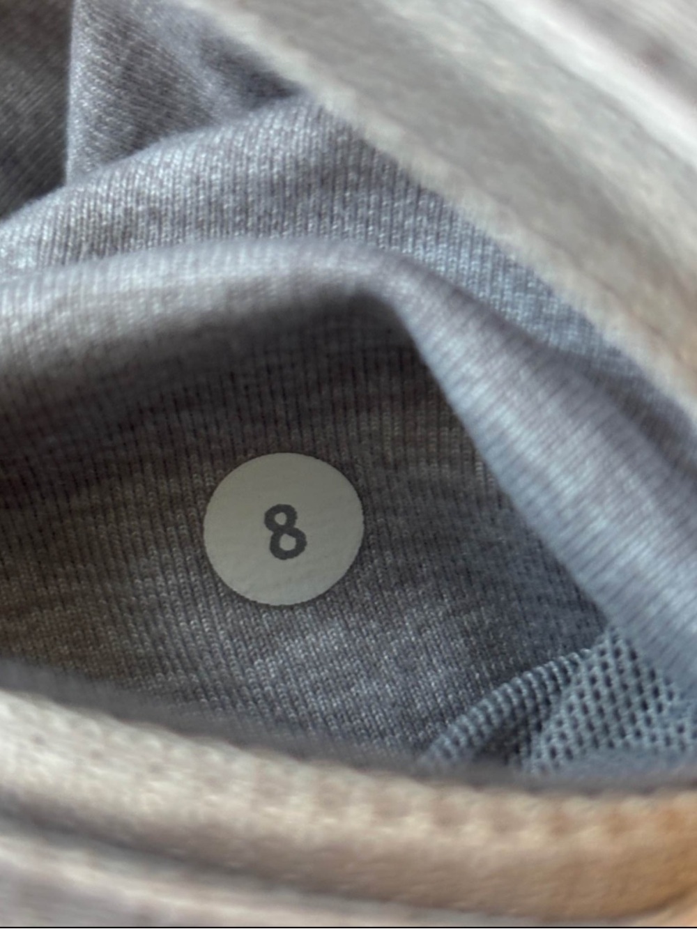 LULULEMON Nice Asana Jacket Heathered Medium Grey/Ambient Grey, NWOT, size 8 - Picture 9 of 9